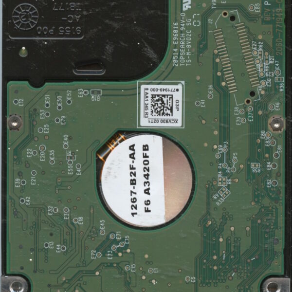 WD5000LMVW WX91E 06:13 WESTERN DIGITAL 500GB PCB