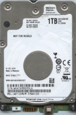 WD10SMZM WXA1A 10/18 WESTERN DIGITAL 1TB