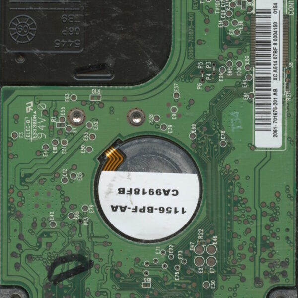 WD10TMVV WXE0C 10:09 WESTERN DIGITAL 1TB PCB