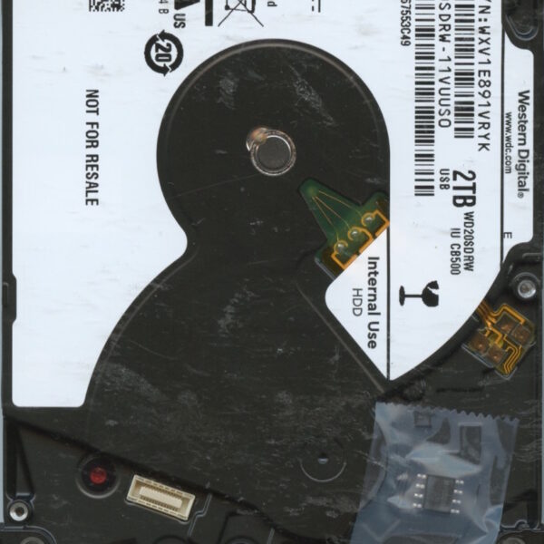 WD20SDRW WXV1E 12:19 WESTERN DIGITAL 2TB