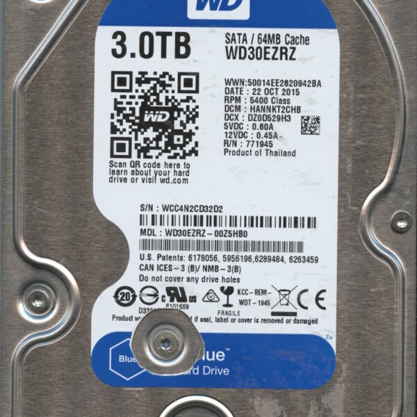 WD30EZRZ WCC4N 10:15 WESTERN DIGITAL 3TB