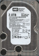 WD20EARS WCAZA 09/11 WESTERN DIGITAL 2TB