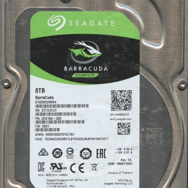 ST8000DM004 2CX188-300 0001 ZCT2J 8TB HDD