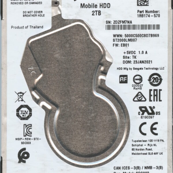 ST2000LM007 1R8174-570 EB01 2TB HDD