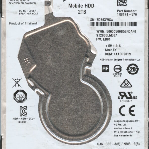 ST2000LM007 1R8174-570 EB01 2TB HDD