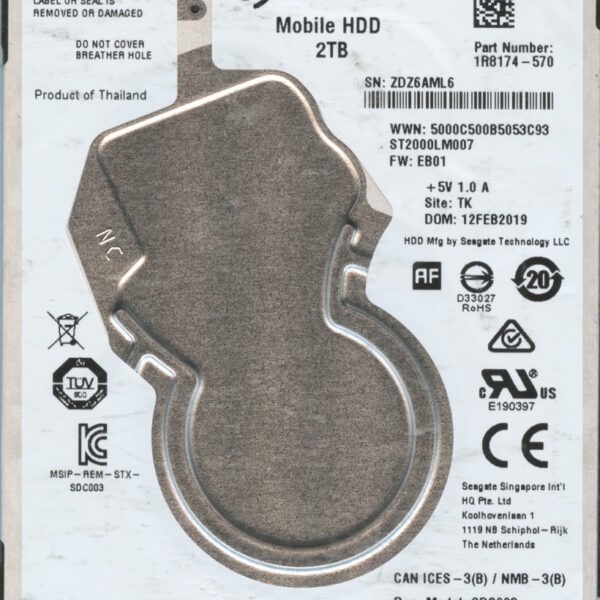 ST2000LM007 1R8174-570 EB01 2TB HDD