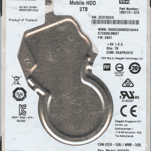 ST2000LM007 1R8174-570 EB01 2TB HDD