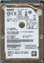 HGST HTS541010A9E680 0J22413 DA5218 THAILAND 01/13 1TB HDD