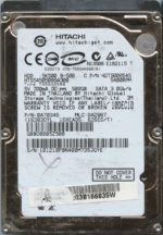 HGST HTS545050B9A300 0A70345 DA2987 THAILAND 12/10 500GB HDD