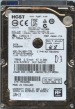 HGST HTS541075A9E662 0J37012 DA5747 THAILAND 06/13 750GB HDD