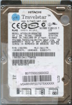 HTS541010G9AT00 13G1591 DA1175 THAILAND 09/05 100GB HDD