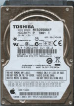 #01719 MK5055GSXF HDD2H71 P TW01 T D2/FH305B MAC 655-1552C 500GB HDD