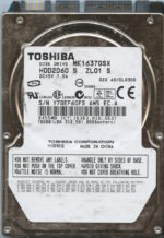 MK1637GSX HDD2D60 S ZL01 S A0/DL030G 160GB HDD