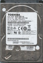 TOSHIBA MQ01ABD100 AAT AB31/AX1P4M 08/15 1TB HDD