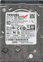 TOSHIBA MQ01ABF050 AAD AB00/AM0P1D 01/14 500GB HDD