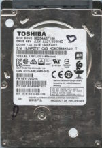 TOSHIBA MQ01ABF100 AAH AB21/JU004C 01/19 1TB HDD