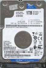 WESTERN DIGITAL WD10SPZX-08Z10T1 WX21A 04/19 1TB HDD