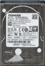 TOSHIBA MQ01ABD100 AAD AC10/AX0P3D 1TB HDD