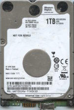 WESTERN DIGITAL WD10SDRW-11A0XS0 WXP2A 04/20 1TB HDD