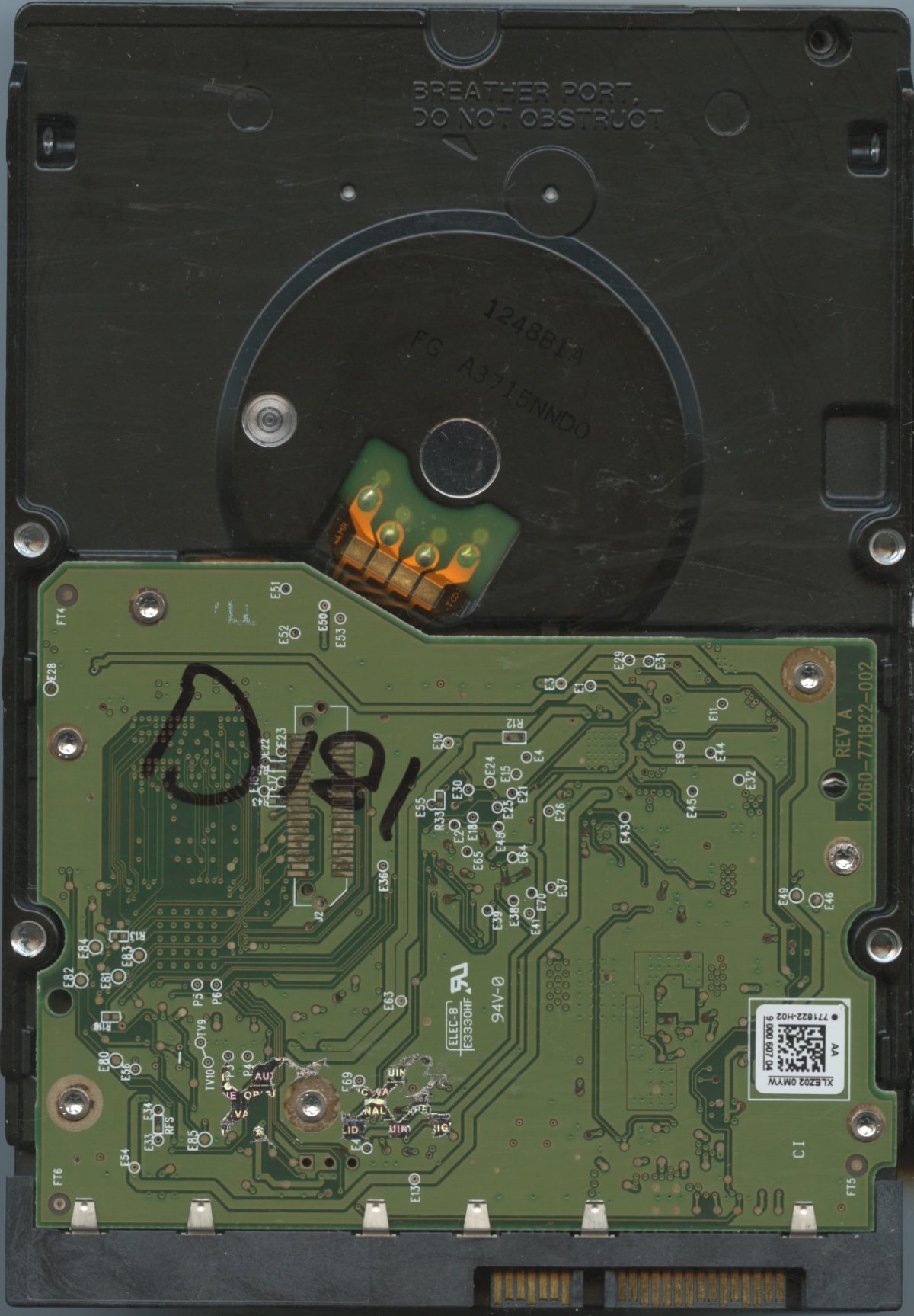 WESTERN DIGITAL WD2002FAEX-00MJRA0 11:13 2TB HDD PCB