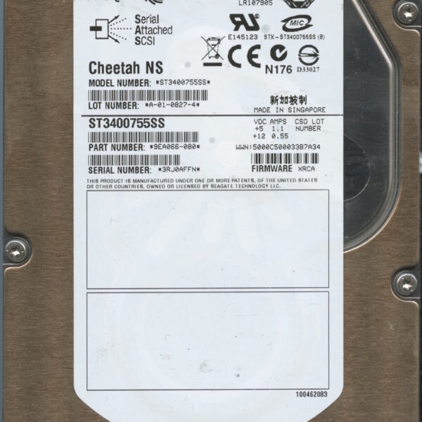 SEAGATE ST3400755SS 9EA066-080 XRCA 400GB HDD