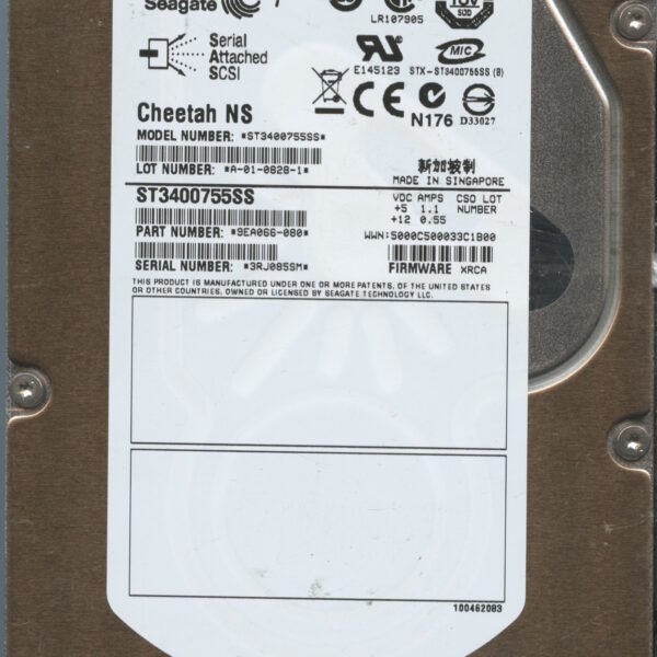 SEAGATE ST3400755SS 9EA066-080 XRCA 400GB HDD