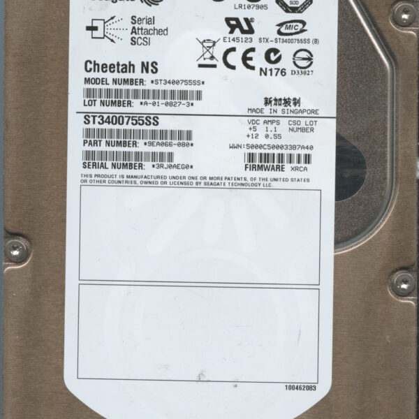 SEAGATE ST3400755SS 9EA066-080 XRCA 400GB HDD