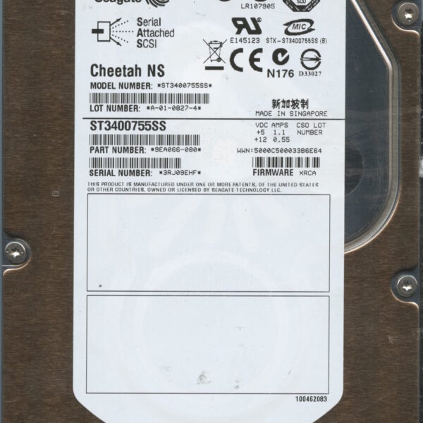 SEAGATE ST3400755SS 9EA066-080 XRCA 400GB HDD