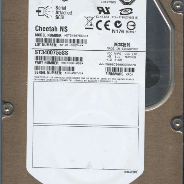 SEAGATE ST3400755SS 9EA066-080 XRCA 400GB HDD