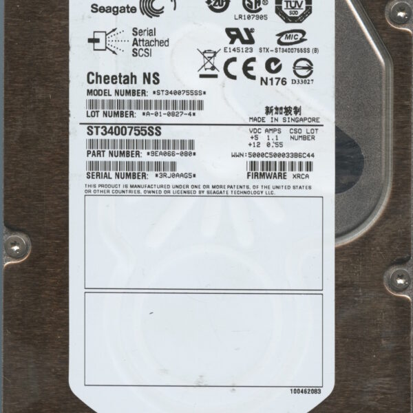 SEAGATE ST3400755SS 9EA066-080 XRCA 400GB HDD