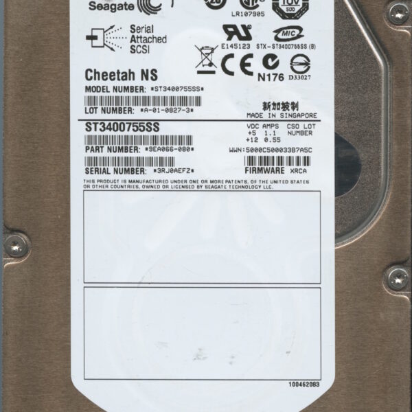 SEAGATE ST3400755SS 9EA066-080 XRCA 400GB HDD