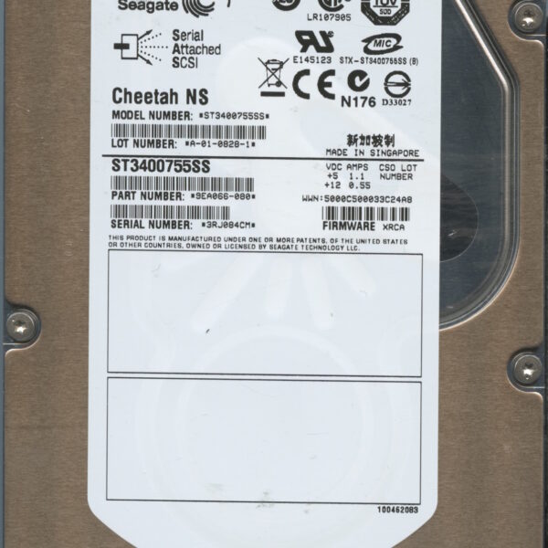 SEAGATE ST3400755SS 9EA066-080 XRCA 400GB HDD