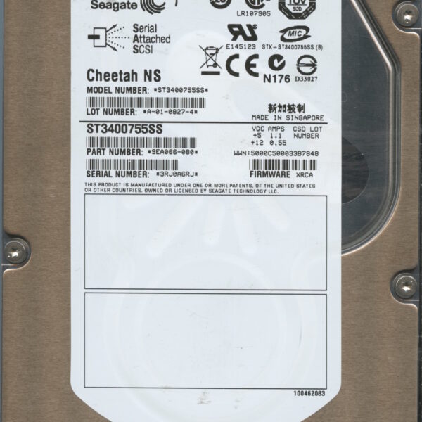 SEAGATE ST3400755SS 9EA066-080 XRCA 400GB HDD