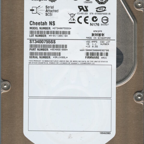 SEAGATE ST3400755SS 9EA066-080 XRCC 400GB HDD