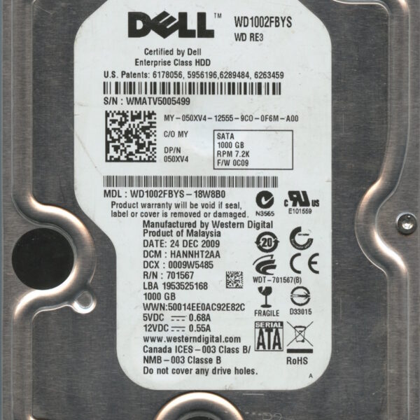 DELL WD1002FBYS-18W8B0 HANNHT2AA WMATV 1TB HDD