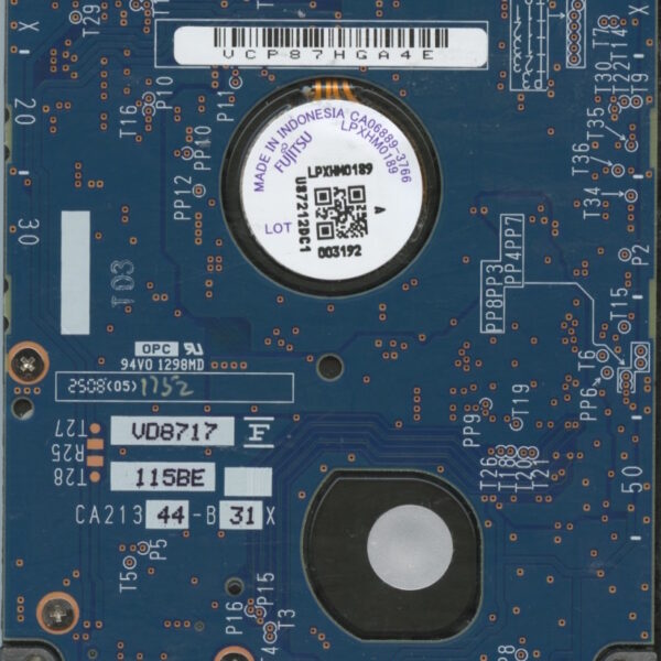 FUJITSU MHY2200BH MAC CA06889-B42800AP 07:31:2008 200GB HDD PCB