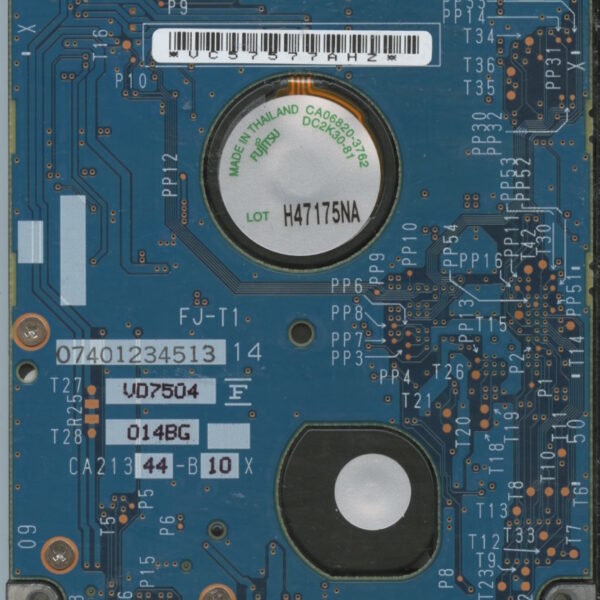 FUJITSU MHW2160BH MAC CA06820-B39800AP 05:23:2007 160GB HDD PCB