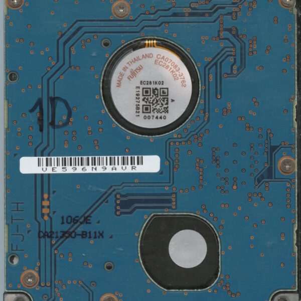 FUJITSU MJA2250BH MAC CA07083-B50500AP 07:17:2009 250GB HDD PCB