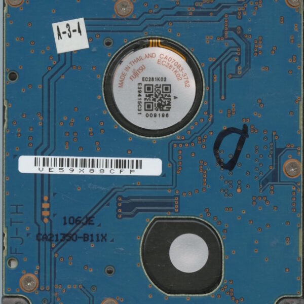 FUJITSU MJA2160BH MAC CA07083-B63200AP 10:18:2009 160GB HDD PCB