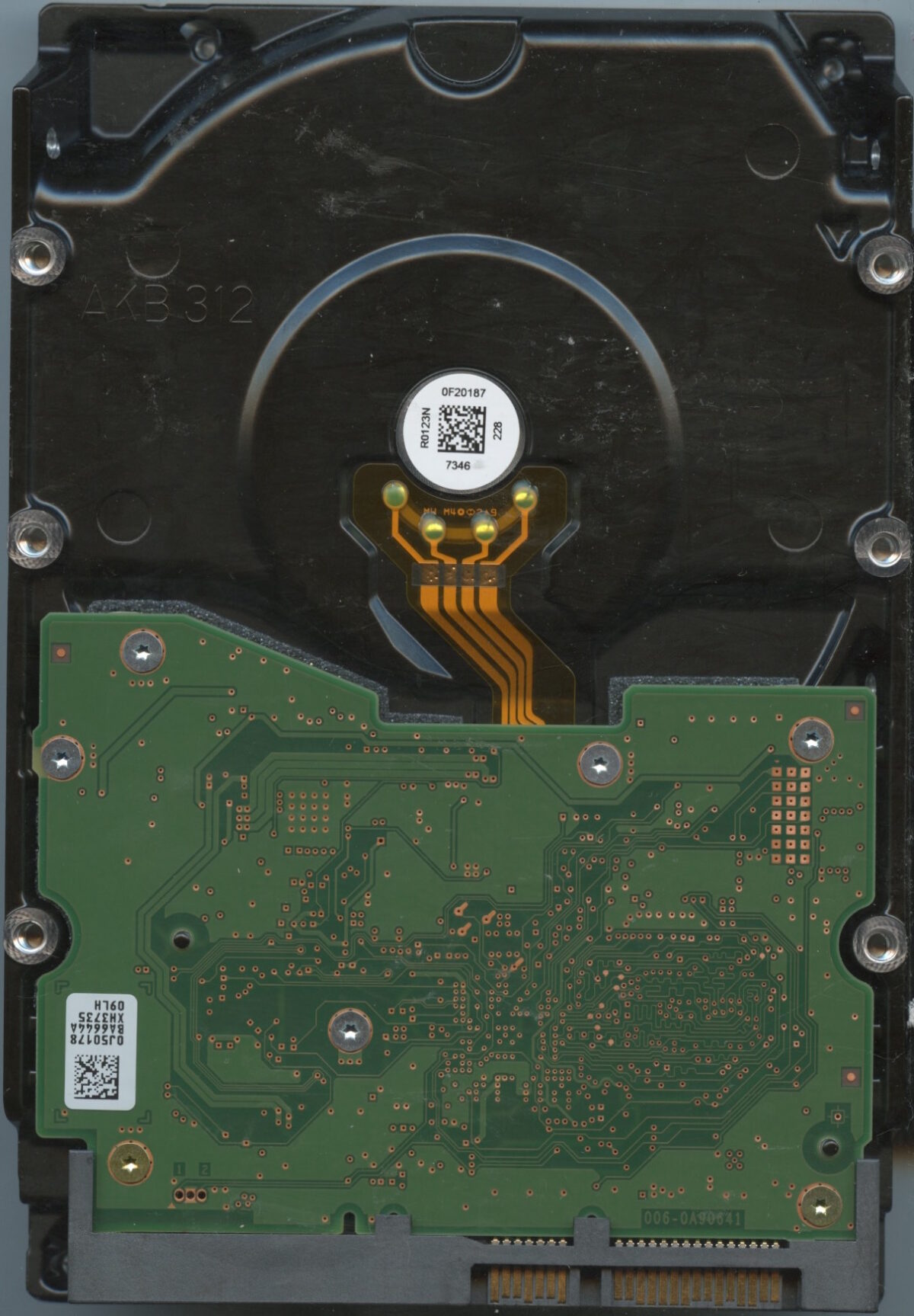 HGST HUS726040ALE614 0F23025 APK907 09:2017 4TB HDD PCB